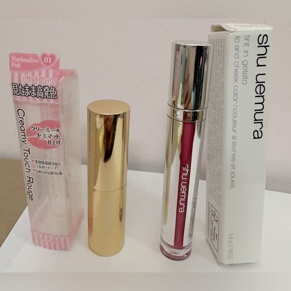 Japanese Lip Bundle (Canmake Lipstick & Shu Uemura Lip and Cheek Color) - Picture 4 of 6